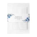Search for wedding invitation belly bands Watercolor