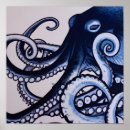 Search for watercolor octopus art Underwater