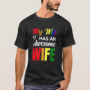Search for lesbian wife tshirts Pride