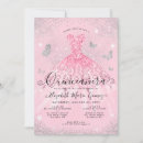Search for pink grey quinceanera invitations Quinceañera