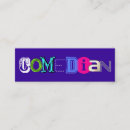 Search for comedian business cards Comedy