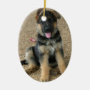 Search for shepherd oval christmas tree decorations German shepherd dog