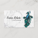 Search for peacock business cards Party