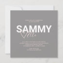 Search for trendy bar bat mitzvah invitations Simple