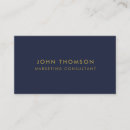 Search for navy blue and gold business cards Modern