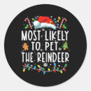 Search for funny pet stickers Xmas