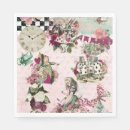 Search for alice in wonderland napkins Pink