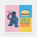 Search for cookie monster foodie truck napkins Sesame street gonger