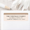 Search for scallop return address labels Elegant