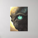 Search for aliens canvas prints Space