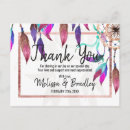 Search for native american wedding thank you cards Bohemian