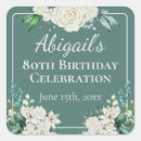 Search for happy 70th stickers Floral