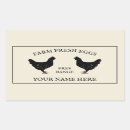 Search for rooster and hens stickers Poultry