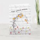 Search for butterfly get well cards White