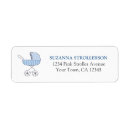 Search for stroller return address labels Blue