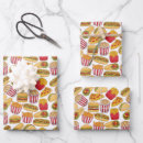 Search for fast food wrapping paper Pattern