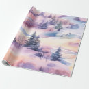 Search for winter forest wrapping paper Pastel