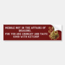Search for meddle bumper stickers Dragon