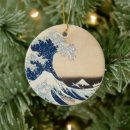 Search for wave christmas tree decorations Katsushika hokusai