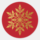 Search for snowflake envelope seals Red