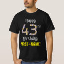 Search for 43rd birthday tshirts 43 years old