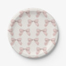 Search for pink bow plates Baby