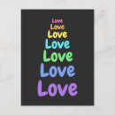 Search for love words postcards Rainbow