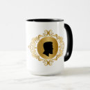 Search for man silhouette mugs Beard