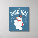 Search for vintage snowman canvas prints Kids cartoon