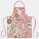 Search for flower pattern aprons Retro