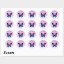 Search for colorful butterflies stickers Nature