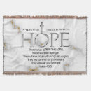 Search for religious cross blankets Bible verse