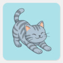 Search for grey cat stickers Kitty
