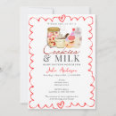 Search for milk and cookies invitations Gender neutral
