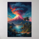 Search for erupting volcano posters Eruption