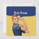 Search for war square invitations Rosie the riveter