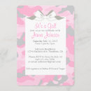 Search for army baby shower invitations Pink