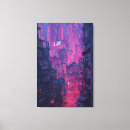 Search for neon light canvas prints City