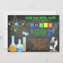 Search for mad scientist birthday invitations Laboratory