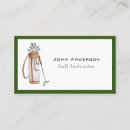 Search for golf business cards Professional