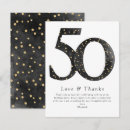 Search for 50th birthday thank you cards Fifty and fabulous