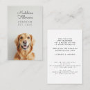 Search for cat business cards Veterinarian
