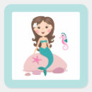 Search for brunette girl stickers Mermaid