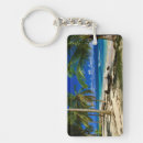 Search for tropical palms sand key rings Water