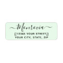 Search for minted return address labels Script