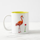 Search for flamingo monogram mugs Bird