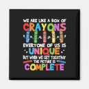 Search for crayons magnets Teaching