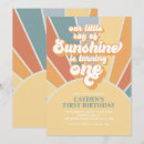 Search for little boy birthday invitations Our little sunshine