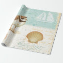 Search for beach scene wrapping paper Summer