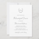 Search for wreath rehearsal dinner invitations Classic